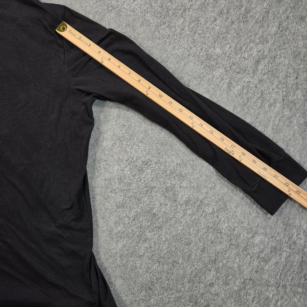 Polo Ralph Lauren T-Shirt Mens XXL Black Polo Bear Long Sleeve Classic Fit